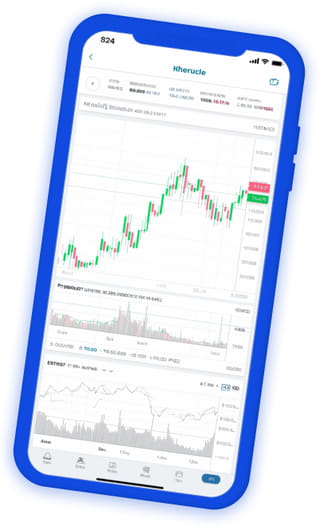 Dashboard portofolio real-time Nilairaksa pada aplikasi trading kripto